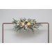  Flower arch arrangement in champagne ivory colors.  Arbor flowers. Floral archway. Faux flowers for wedding arch. 5044