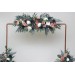  Flower arch arrangement in dusty rose mauve navy blue colors.  Arbor flowers. Floral archway. Faux flowers for wedding arch. 5046
