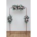  Flower arch arrangement in dusty rose mauve navy blue colors.  Arbor flowers. Floral archway. Faux flowers for wedding arch. 5046