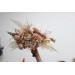 Wedding bouquets in beige pale orange colors. Bridal bouquet. Faux bouquet. Bridesmaid bouquet. 5045