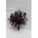 Wedding Bouquets in Burgundy, Navy Blue & Beige | Faux Bridal & Bridesmaid Bouquets