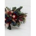 Wedding Bouquets in Burgundy, Navy Blue & Beige | Faux Bridal & Bridesmaid Bouquets