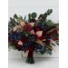 Wedding Bouquets in Burgundy, Navy Blue & Beige | Faux Bridal & Bridesmaid Bouquets
