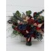 Wedding Bouquets in Burgundy, Navy Blue & Beige | Faux Bridal & Bridesmaid Bouquets