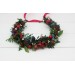 Berry flower crown. Hair wreath. Flower girl crown. Wedding flowers. 5050