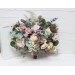 Colorful wedding bouquets. Bridal bouquet. Faux bouquet. Bridesmaid bouquet. 5048