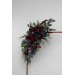  Flower arch arrangement in burgundy navy blue colors.  Arbor flowers. Floral archway. Faux flowers for wedding arch. 5047