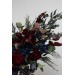  Flower arch arrangement in burgundy navy blue colors.  Arbor flowers. Floral archway. Faux flowers for wedding arch. 5047