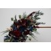  Flower arch arrangement in burgundy navy blue colors.  Arbor flowers. Floral archway. Faux flowers for wedding arch. 5047