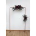  Flower arch arrangement in burgundy navy blue colors.  Arbor flowers. Floral archway. Faux flowers for wedding arch. 5047