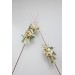  Flower arch arrangement in cream ivory champagne colors.  Arbor flowers. Floral archway. Faux flowers for wedding arch. 5049