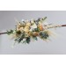  Flower arch arrangement in cream ivory champagne colors.  Arbor flowers. Floral archway. Faux flowers for wedding arch. 5049