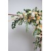  Flower arch arrangement in cream ivory champagne colors.  Arbor flowers. Floral archway. Faux flowers for wedding arch. 5049