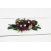 Flower combs with berries. Wedding accessories for hair. Bridal flower comb. Bridesmaid floral comb. 5050
