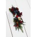 Flower combs with berries. Wedding accessories for hair. Bridal flower comb. Bridesmaid floral comb. 5050