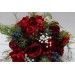 Wedding bouquet in red colors with berries. Bridal bouquet.  Faux bouquet. Bridesmaid bouquet. 5050