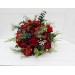 Wedding bouquet in red colors with berries. Bridal bouquet.  Faux bouquet. Bridesmaid bouquet. 5050