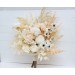 Wedding bouquets in champagne ivory cream colors. Bridal bouquet. Faux bouquet. Bridesmaid bouquet. 5206