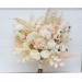 Wedding bouquets in champagne ivory cream colors. Bridal bouquet. Faux bouquet. Bridesmaid bouquet. 5206