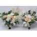 Wedding Bouquets in Cream, Ivory & Champagne | Faux Bridal & Bridesmaid Bouquets