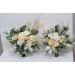 Wedding Bouquets in Cream, Ivory & Champagne | Faux Bridal & Bridesmaid Bouquets