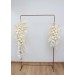  Flower arch arrangement in champagne ivory cream colors.  Arbor flowers. Floral archway. Faux flowers for wedding arch. 5206