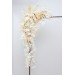 Flower Arch Arrangement in Champagne, Ivory & Cream | Faux Floral Archway for Wedding
