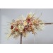  Flower arch arrangement in ivory cream sand  colors.  Arbor flowers. Floral archway. Faux flowers for wedding arch. 5049-3
