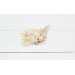 Flower comb in champagne ivory cream color scheme. Wedding accessories for hair. Bridal flower comb. Bridesmaid floral comb. 5206