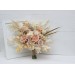 Wedding bouquets in ivory cream sand colors. Bridal bouquet. Faux bouquet. Bridesmaid bouquet. 5049-3