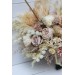 Wedding bouquets in ivory cream sand colors. Bridal bouquet. Faux bouquet. Bridesmaid bouquet. 5049-3