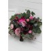 Wedding bouquets in purple and magenta colors. Bridal bouquet. Faux bouquet. Bridesmaid bouquet. 5053