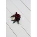  Wedding boutonnieres and wrist corsage  in burgundy white navy blue color scheme. Flower accessories. 5051