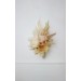  Wedding boutonnieres and wrist corsage  in champagne ivory cream color scheme. Flower accessories. 5049-2