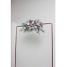 Flower Arch Arrangement in Lilac & White | Faux Floral Archway for Wedding