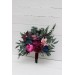 Jewel-Tone Wedding Bouquets in Emerald Green, Purple, Magenta & Teal | Faux Bridal & Bridesmaid Bouquets