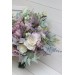 Wedding bouquets in lilac mauve colors. Bridal bouquet. Faux bouquet. Bridesmaid bouquet. 5059