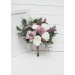 Wedding bouquets in lilac white mauve colors. Bridal bouquet. Faux bouquet. Bridesmaid bouquet. 5059-2