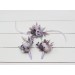Wedding Boutonnieres & Wrist Corsage in Lilac & White | Faux Flower Accessories