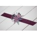  Wedding boutonnieres and wrist corsage  in lilac white mauve color scheme. Flower accessories. 5059-1