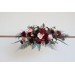  Flower arch arrangement in burgundy blush pink colors.  Arbor flowers. Floral archway. Faux flowers for wedding arch. 5060-9