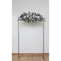  Flower arch arrangement in lilac white mauve colors.  Arbor flowers. Floral archway. Faux flowers for wedding arch. 5059-2