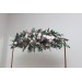  Flower arch arrangement in lilac white mauve colors.  Arbor flowers. Floral archway. Faux flowers for wedding arch. 5059-2
