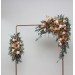  Flower arch arrangement in rust ivory orange colors.  Arbor flowers. Floral archway. Faux flowers for wedding arch. 5060-7