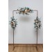 Succulent boho rust beige white flower arch  Arbor flowers. Floral archway. Faux flowers for wedding arch. 5060-4