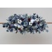  Flower arch arrangement in dusty blue navy blue burgundy white colors.  Arbor flowers. Floral archway. Faux flowers for wedding arch. 5063