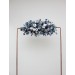  Flower arch arrangement in dusty blue navy blue burgundy white colors.  Arbor flowers. Floral archway. Faux flowers for wedding arch. 5063