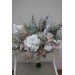 Wedding Bouquets in Beige, White & Gray | Faux Bridal & Bridesmaid Bouquets