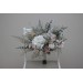 Wedding Bouquets in Beige, White & Gray | Faux Bridal & Bridesmaid Bouquets