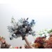 Wedding bouquets in dusty blue navy blue burgundy white colors. Bridal bouquet. Cascading bouquet. Faux bouquet. Bridesmaid bouquet. 5063